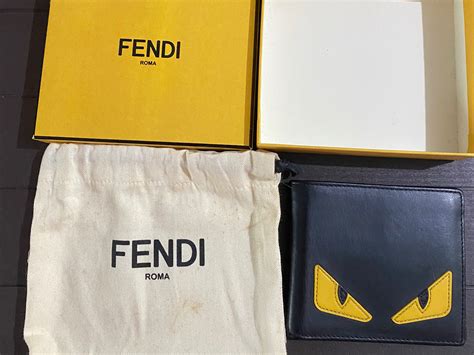 fendi monster computer case|fendi bifold card holder.